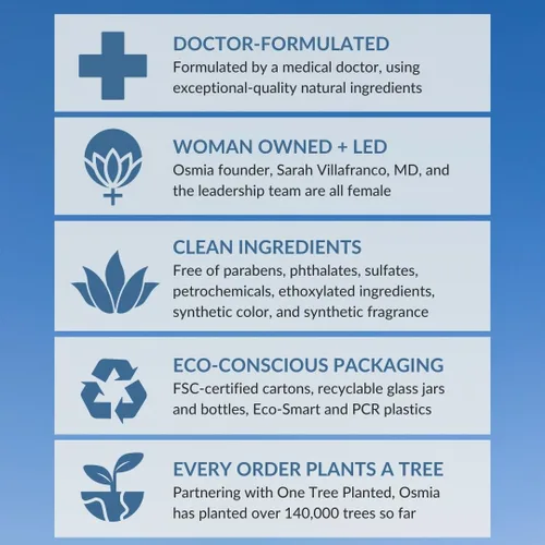 Vista 7 de Osmia Skincare - Aceite corporal natural desnudo Aceites de rosa mosqueta, borraja + almendras dulces, suaviza, suaviza, nutre, belleza limpia