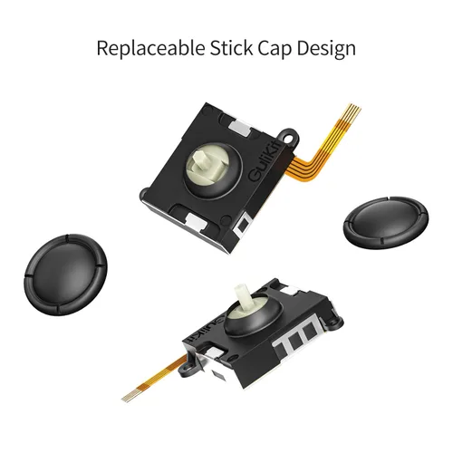 Vista 3 de Gulikit Switch Joystick Replacement,No Drift,Hall Joystick Thumb Stick for SwitchSwitch OLEDSwitch Lite Joycon,LeftRight Hall Effect Sensor Joystick