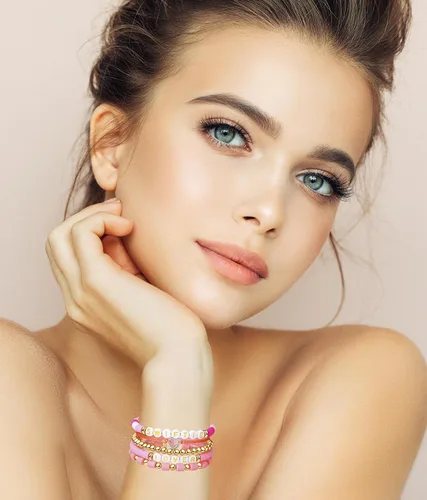 Vista 5 de DEXKWEN Taylor Lover Swifitie Superstar Fearless - Pulsera para borrar música, verano, playa, bohemio, juego de pulseras multicolor para mujeres