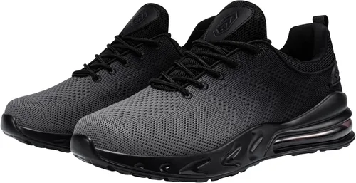Vista 6 de Zapatos de trabajo antideslizantes para hombre, antideslizantes, resistentes al agua, para caminar, servicio de alimentos, zapatos anchos