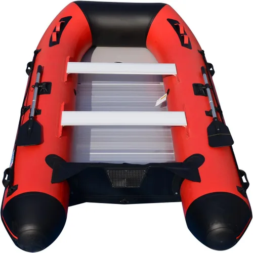 Vista 2 de BRIS Bote inflable inflable de 12 pies, balsa deportiva de rescate para buceo, barco, pesca, bote, pontón tierno