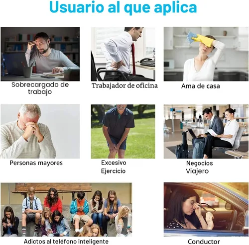 Vista 6 de Belifu Unidad TENS EMS de Doble Canal 24 Modos Estimulador Muscular para Terapia de Alivio del Dolor, Masajeador de Pulso Electrónico Masajeador