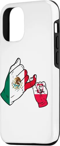 Vista 2 de iPhone 15 Parent and child Mexico Poland family Case