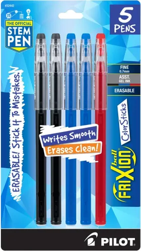 Vista 8 de PILOT Bolígrafos de tinta de gel borrable Frixion ColorSticks, punta fina (0,7 mm), surtidos, 10 unidades (32454)