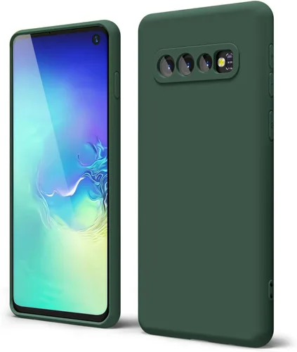 Vista 235 de oakxco Funda para teléfono Samsung Galaxy S8 de silicona líquida, delgada y fina de gel de goma suave TPU cubierta protectora simple llana