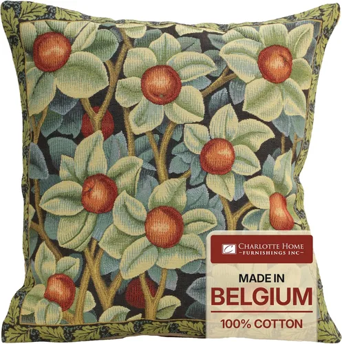 Vista 13 de Fundas de almohada Charlotte Home Furnishings, fundas de almohada decorativas boho para sofá, fundas de cojín cuadradas Árbol de la Vida de luz