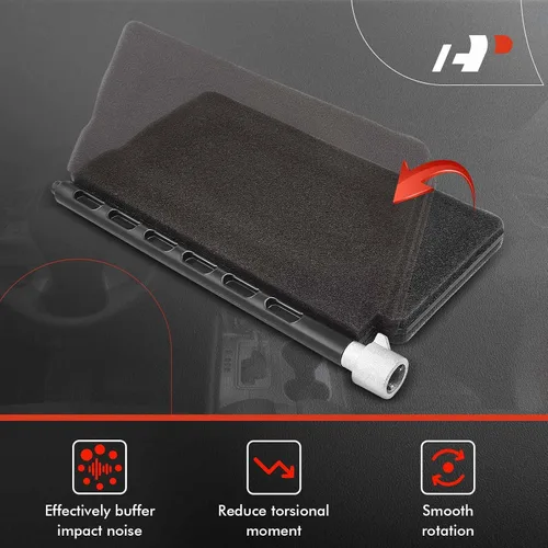 Vista 5 de A-Premium Compatible con Dodge Ram 1500, Ram 2500, Ram 3500, Ram 4500, Ram 5500, 2002-2010 Kit de reparación de puerta de mezcla de calefacción