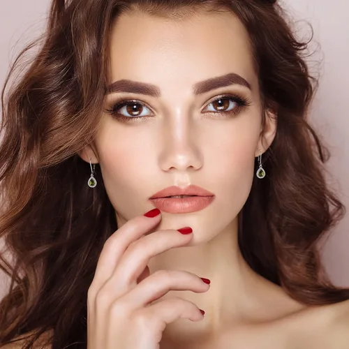 Vista 3 de YL Pendientes colgantes de plata de ley 925 para mujer, aretes de plata de ley 925, aretes de halo de lágrima y piedras preciosas de joyería, Metal