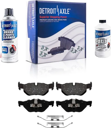 Vista 58 de Detroit Axle - Pastillas de Freno Delantero Izquierdo Reemplazo de Pinza de Disco para Dodge Ram 1500 Dakota Mitsubishi Raider - Juego de 3 piezas