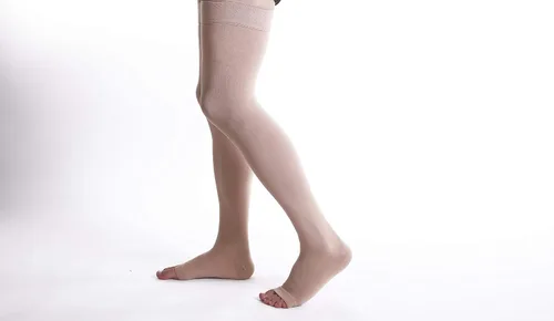 Vista 7 de Doc Miller Thigh High Compression Socks 20-30mmHg Open Toe, Varicose Veins, Calf, Leg & Ankle Support, Pregnancy & Maternity Stockings, Small to