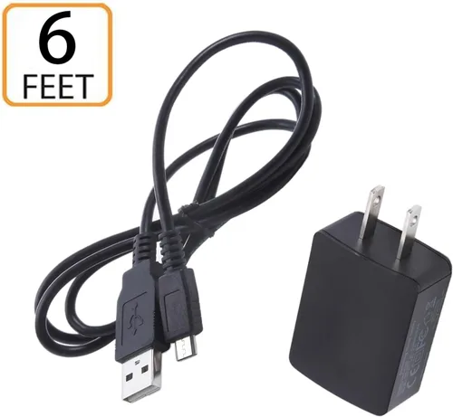 Vista 3 de 6Ft Black AC/DC Adapter USB Cord Compatible with AstroAI S8 (fit This Model Only) 1500A Car Battery Jump Start Starter Replacement Charger Cable