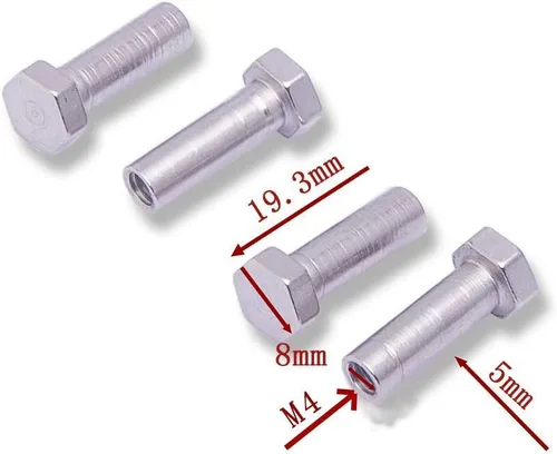Vista 3 de Adaptador de cubo hexagonal de rueda de 0.472 in a 0.669 in conversión para 1/10 RC Car y actualización de neumáticos 1/8