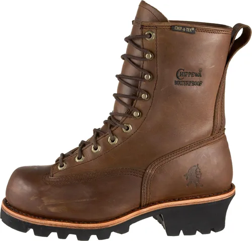 Vista 7 de Chippewa Botas impermeables para hombre 73101 de 8 pulgadas con encaje a dedo del pie