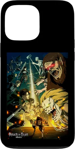 Vista 24 de Attack on Titan Funda de anime para iPhone 17 de temporada final de temporada 4
