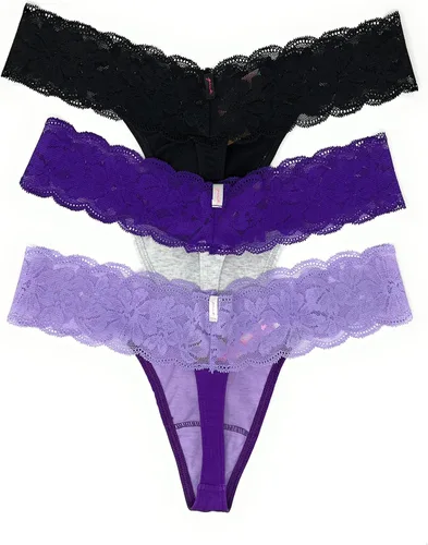 Vista 2 de Victoria's Secret PINK Tanga Panty - Juego de 3