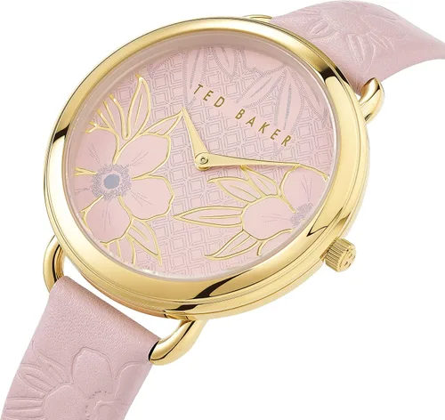 Vista 3 de Ted Baker HETTTIE - Reloj de cuarzo para mujer con correa de acero inoxidable color rosa 14 modelo BKPHTS005 Rosado Reloj de cuarzo