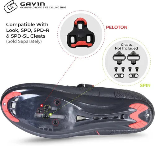 Vista 2 de Gavin Velo Road Bike - Tenis de ciclismo