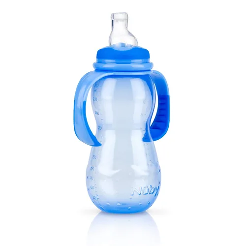 Vista 7 de Nuby Enfermera de cultivo de 3 etapas antigoteo, los colores pueden variar