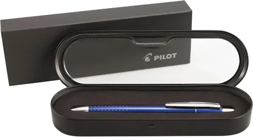 Vista 8 de PILOT Axiom Collection - Bolígrafo retráctil, barril negro, tinta azul, punta media (90060)