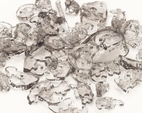 Vista 3 de Beverly Rompecabezas 3D cristalino - El pensador (43 piezas) rompecabezas de cristal