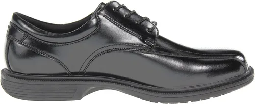 Vista 3 de Nunn Bush Bartole Street - Puntera de bicicleta Oxford con cordones con tecnología Kore antideslizante y cómoda Negro