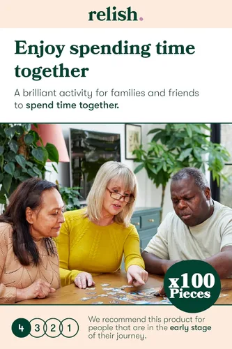 Vista 2 de Relish - Rompecabezas de demencia para adultos, rompecabezas de 100 piezas de vida agrícola - Actividades para personas mayores con Alzheimer
