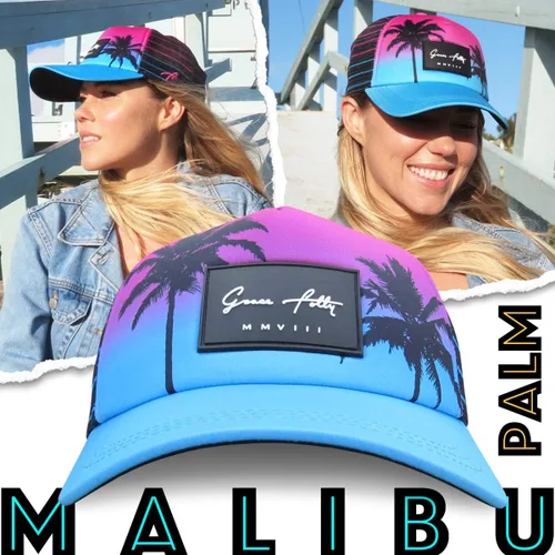Vista 3 de Grace Folly Gorra de béisbol de malla con cierre de presión para hombres o mujeres