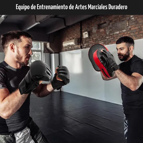 Vista 6 de Gemscream - Juego de Manoplas de Boxeo 10 en 1, Almohadillas de Patada Taekwondo, Manoplas de Boxeo, Almohadillas de Enfoque, Guantes de Boxeo