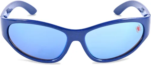 Vista 5 de Marvel Spiderman - Gafas de sol para niños con funda para gafas para niños, gafas de sol protectoras para niños