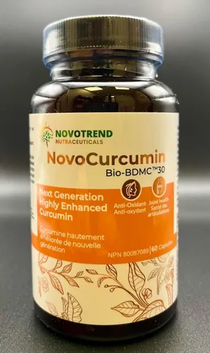 Vista 4 de NovoCurcumin Bio-BDMC30-60 Cápsulas - Curcumina altamente mejorada de próxima