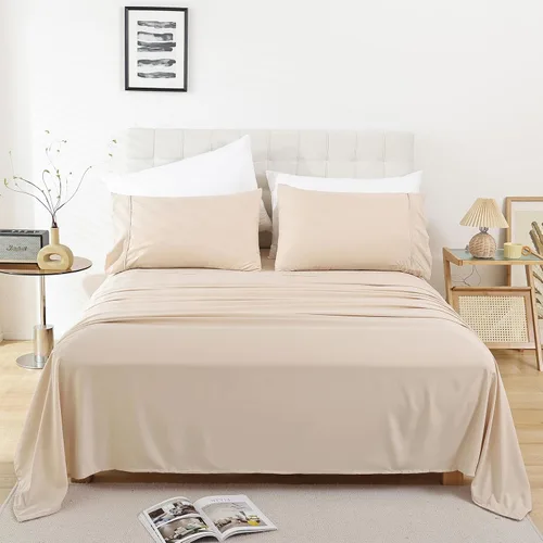 Vista 33 de Whitney Home Textile Juego de Sábanas Twin, Sábanas de Cama de Microfibra Suave de Hotel Tamaño Twin, Bolsillo Extra Profundo, Juego de Sábanas