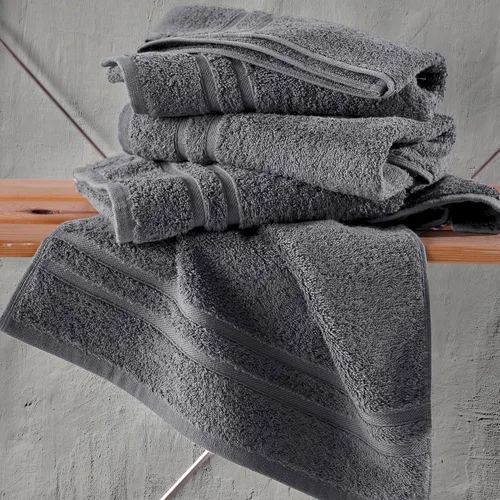 Vista 5 de Hawmam Linen Paquete de 4 toallas de mano color gris frío, algodón turco de 16 x 29 pulgadas, suaves, toallas pequeñas para baño