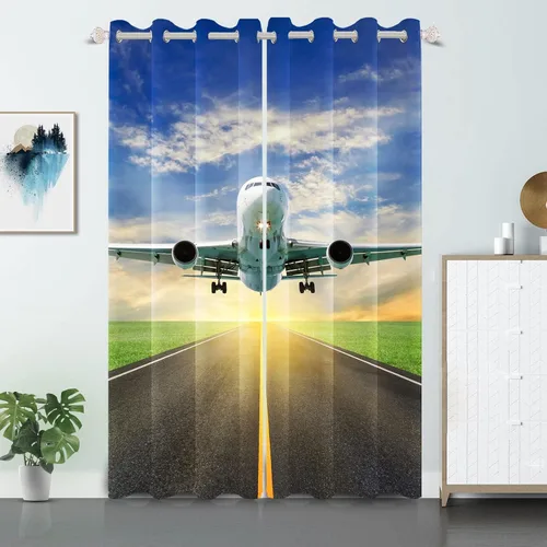 Vista 19 de Cortinas opacas de fútbol para dormitorio de niños, con temática deportiva, para sala de fútbol, cortinas de fútbol en blanco y negro