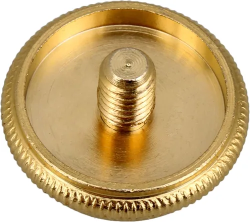 Vista 8 de Botón de dedo de trompeta verde dorado Instrumentos musicales diámetro 0.630 in piezas de repuesto paquete de 3