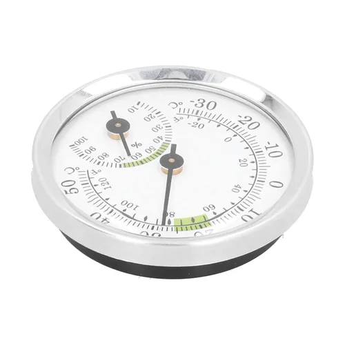 Vista 5 de Tipo de puntero higrómetro del termómetro del dial para el control de la humedad de la temperatura interior del invernadero del refrigerador