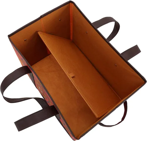 Vista 4 de Foraineam Juego de bolsas reutilizables para comestibles, bolsas de compras plegables y resistentes con fondo reforzado