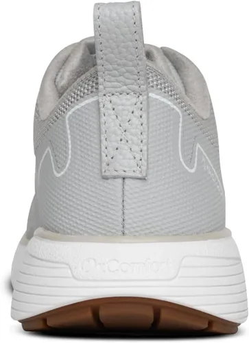 Vista 2 de Dr. Comfort Grace Athletic - Zapatos deportivos para caminar, color gris, malla y sintético, plantilla de gel, amortiguación moderada