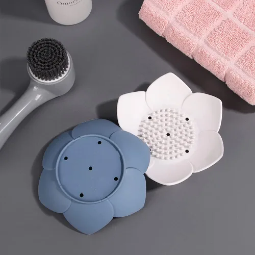 Vista 8 de Jaboneras con drenaje, soporte para jabón de barra de baño para ducha, bandeja de jabón para fregadero de cocina, protector de jabón