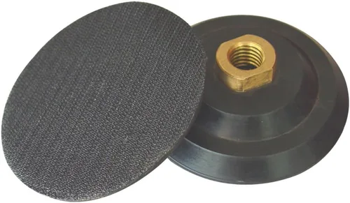 Vista 8 de 2 almohadillas de respaldo de gancho y bucle de 4 pulgadas, almohadilla de respaldo de eje de 5/8 "-11 para amoladora angular