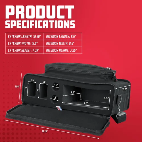 Vista 5 de Gator Cases - Bolsa acolchada para sistemas inalámbricos con correa de hombro extraíble, capacidad para un receptor, dos micrófonos y paquetes