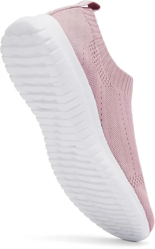 Vista 2 de Konhill - Zapato deportivo para caminar, ligero, deportivo, informal, para gimnasio, sin cordones, para mujer