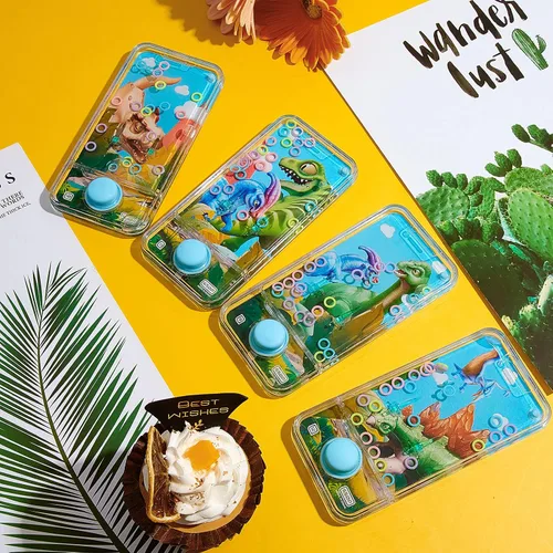 Vista 7 de Chalyna 4 piezas de juegos de agua de mano, juguetes de anillo de agua, juego de lanzamiento de anillos coloridos sin viajes por carretera