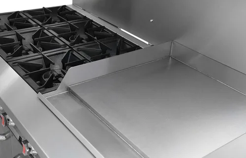 Vista 5 de Kratos Quemador comercial de 60 pulgadas con parrilla de 24 pulgadas y 2