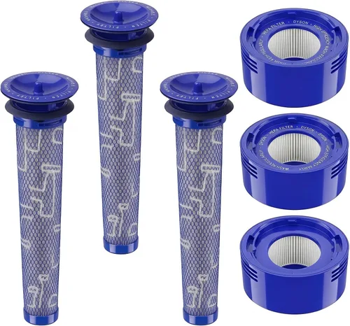 Vista 7 de Hechuang Kit de filtros para aspiradora Dyson V7, V8 Animal y Absoluta, 2 piezas de repuesto (DY-96566101) y 2 paquetes de post- filtro