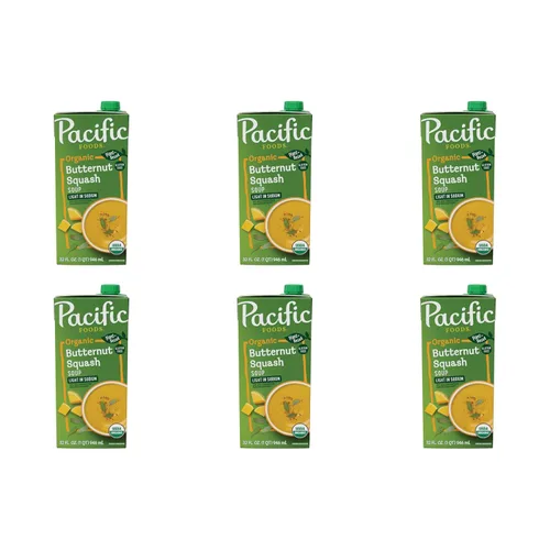 Vista 9 de Pacific Foods Sopa Orgánica de Calabaza Butternut, Cartón de 32 oz (Paquete de 12)