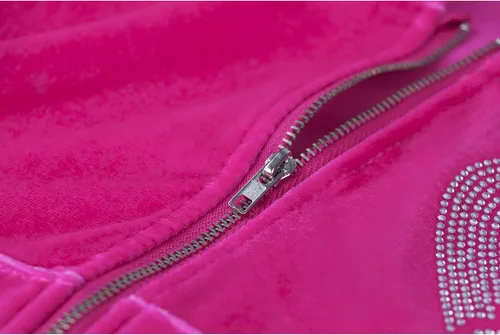 Vista 8 de MISSACTIVER Conjunto de 2 piezas con estampado de corazón roto y cremallera completa para mujer