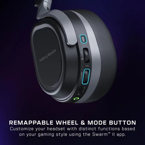 Vista 9 de Turtle Beach Stealth 700 Gen 3 Wireless Multiplatform Amplified Gaming Headset for PS5, PS4, PC, Mobile 60mm Drivers, AI Noise-Cancelling Mic