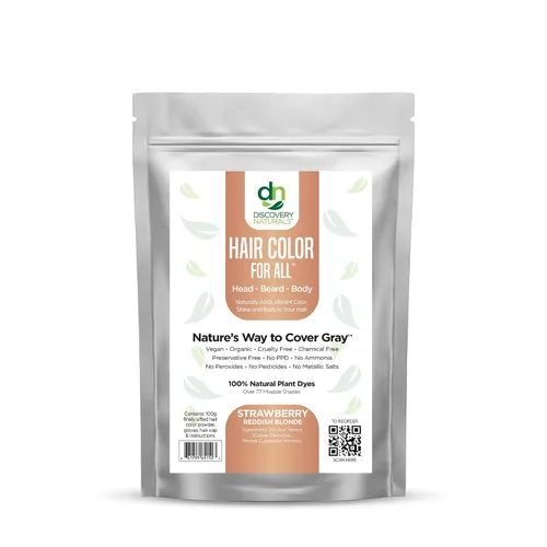 Vista 19 de Tintura para el cabello y las cejas Henna Maiden: 100 % natural y sin químicos