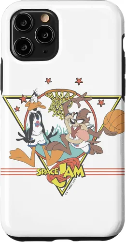 Vista 10 de Funda para iPhone 14 space jam Daffy Duck & Taz Retro Stars Basketball Team
