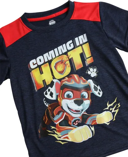 Vista 4 de Nickelodeon Conjunto de ropa para bebé, 2 piezas, camiseta de manga corta y pantalones cortos, traje para niños pequeños